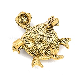 Alloy Rhinestone Lapel Pins for Backpack Clothes&nbsp;JEWB-P058-02A-AB