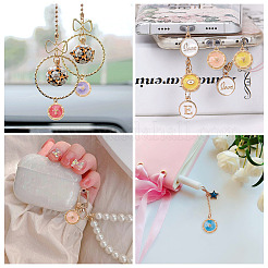 50Pcs 25 Style Zinc Alloy Enamel Pendants&nbsp;ENAM-BT0001-18