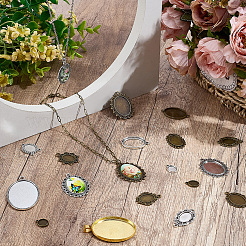 1Bag Alloy Pendant Cabochon Settings&nbsp;FIND-SC0023-79B-01