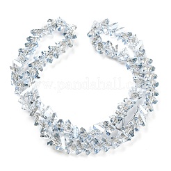 Electroplate Transparent Glass Beads Strands&nbsp;X1-EGLA-P052-02A-PL01