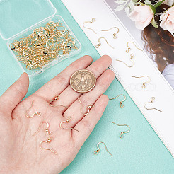 100Pcs 304 Stainless Steel French Earring Hooks&nbsp;STAS-SC0004-63G