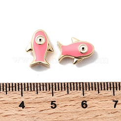 Brass Enamel Beads&nbsp;KK-A277-01G-03