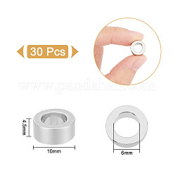 30Pcs 201 Stainless Steel Beads&nbsp;STAS-UN0053-87