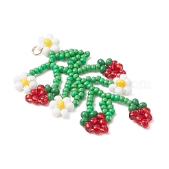 Seed Glass Beaded Big Pendants&nbsp;PALLOY-MZ00877-02