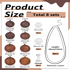 DIY Pendant Necklace Kits&nbsp;DIY-LP0001-37
