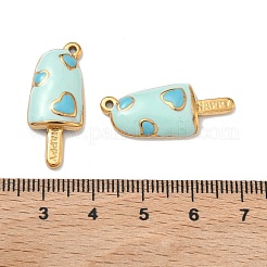 304 Stainless Steel Enamel Pendants&nbsp;STAS-K295-57G-03