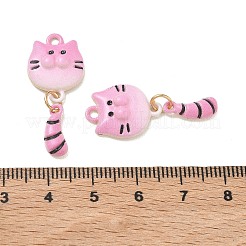 Spray Painted Alloy Enamel Pendants&nbsp;ENAM-K076-38G-04