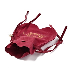 Flannelette Craft Ribbon Drawstring Bag&nbsp;ABAG-A003-01E