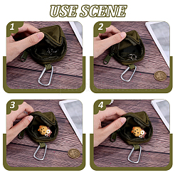 Nylon Zipper Wallets with Alloy Clasps&nbsp;AJEW-WH0567-68
