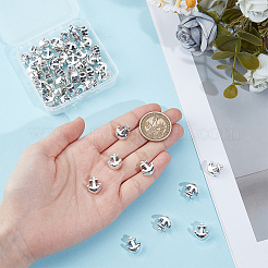 50Pcs Tibetan Style Alloy European Large Hole Beads&nbsp;TIBEB-ME0001-16