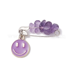 6Pcs Alloy Enamel Safety Pins&nbsp;HJEW-JM04513