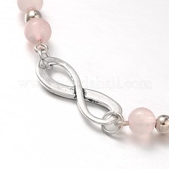 Fashion Tibetan Style Alloy Infinity Anklets&nbsp;AJEW-AN00071-03