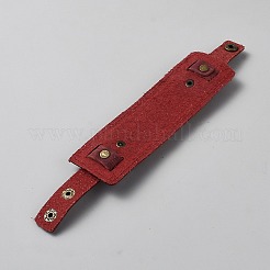 Vintage Cowhide Leather Bracelets&nbsp;BJEW-WH20006-20