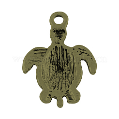 Tibetan Style Alloy Sea Turtle Pendants&nbsp;TIBEP-22101-AB-FF