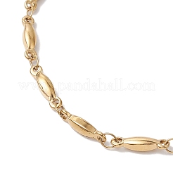 304 Stainless Steel Bar Link Chain Anklets&nbsp;AJEW-AN00602-02