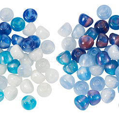 50Pcs 5 Colors Resin UV Reactive Beads&nbsp;RESI-TA0005-70