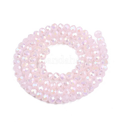 Electroplate Glass Beads Strands&nbsp;X-EGLA-A044-J4mm-B02