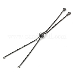Rack Plating Adjustable Brass Slider Bracelet Making&nbsp;KK-M269-25