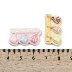 Opaque Resin Cabochons&nbsp;RESI-K043-19