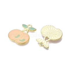 Light Gold Plated Alloy Enamel Pendants&nbsp;LS-PALLOY-N176-25C-RS