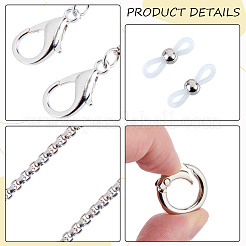 Iron Eyeglass Chains&nbsp;AJEW-CN0006-72P