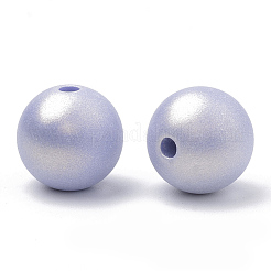 Spray Painted Style Acrylic Beads&nbsp;MACR-T010-10mm-01