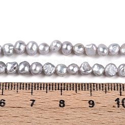 Natural Cultured Freshwater Pearl Beads Strands&nbsp;PEAR-N014-03I