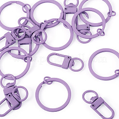 10Pcs Zinc Alloy Baking Paint Swivel Snap Hooks Clasps&nbsp;FIND-TADJ0001-27H