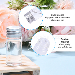 20Pcs 2 Styles Column Glass Screw Top Bead Storage Tubes&nbsp;CON-YW0001-89