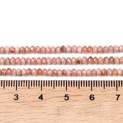 Natural Argentina Rhodonite Beads Strands&nbsp;G-B175-A18-2x3mm