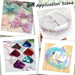 100G Plastic Sequins Beads&nbsp;PVC-CP0001-01C