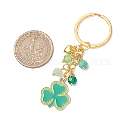 5Pcs Alloy Enamel Charm Keychains&nbsp;KEYC-JKC01088