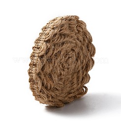 Braided Burlap Ribbon&nbsp;OCOR-WH0073-76