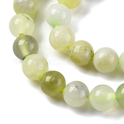 Natural New Jade Round Beads Strands&nbsp;G-O039-16-6mm-02