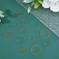 30Pcs 6 Style Brass Bead Frames&nbsp;KK-FH0005-61
