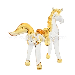 Handmade Lampwork Horse Figurines&nbsp;LAMP-C026-05A