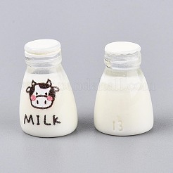 Printed Opaque Resin Milk Figurine Display Decorations&nbsp;RESI-N051-11B