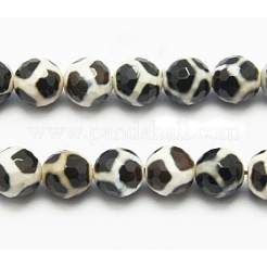 Tibetan Style Turtle Back Pattern dZi Beads&nbsp;X-G-H1454-1