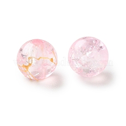 Transparent Crackle Acrylic Beads&nbsp;DACR-D300-01C-8mm