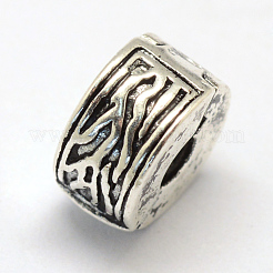 Alloy European Style Clasps&nbsp;X-PDLC-R001-08AS