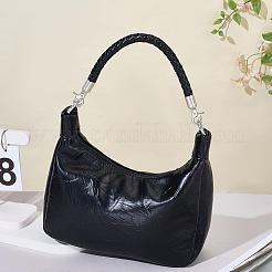 Braided Round Imitation Leather Bag Handles&nbsp;FIND-WH0139-955A