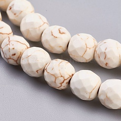 Natural Magnesite Beads Strands&nbsp;X-TURQ-L017-8mm-02A
