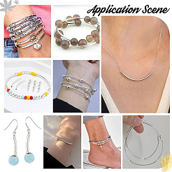 20Pcs 925 Sterling Silver Tube Beads&nbsp;STER-PH0001-80