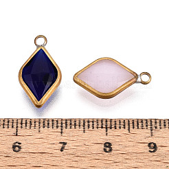 4Pcs Glass Pendants&nbsp;GLAA-YW0001-42