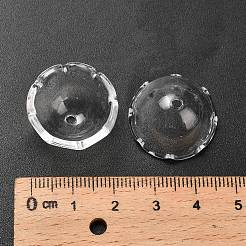 Transparent Acrylic Bead Caps&nbsp;OACR-Z030-03C