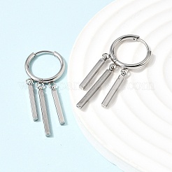 Stick 304 Stainless Steel Chandelier Earrings&nbsp;EJEW-L309-02A-P
