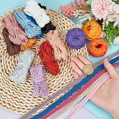 32M 16 Colors Polyester Centipede Braid Lace Trim&nbsp;OCOR-PH0002-23