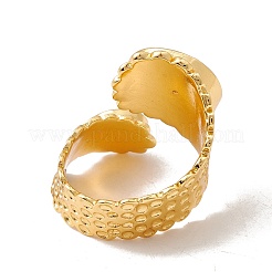 Brass Cuff Finger Rings Components&nbsp;KK-G428-02G