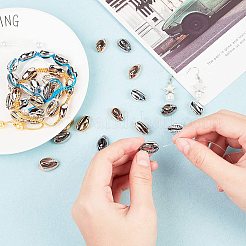 Electroplated Shell Beads&nbsp;BSHE-GA0001-01