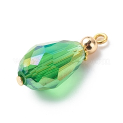 Electroplate Glass Pendants&nbsp;PALLOY-JF01905